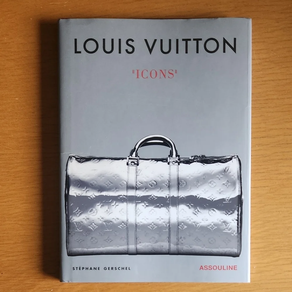 Assouline Gray and Silver Louis Vuitton 'Icons' Coffee Table Book